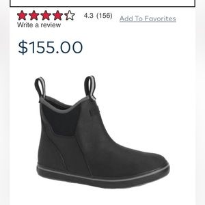 XTRATUF leather ankle deck boot